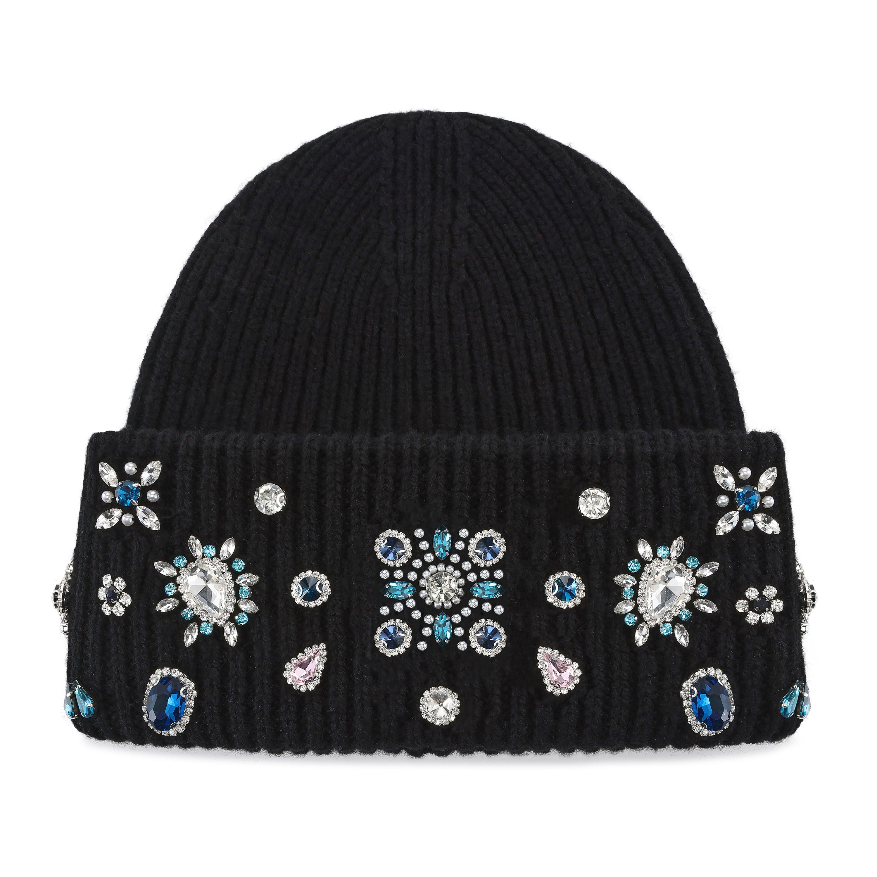 Hand-Embellished II Crystal Beanie Secondary image