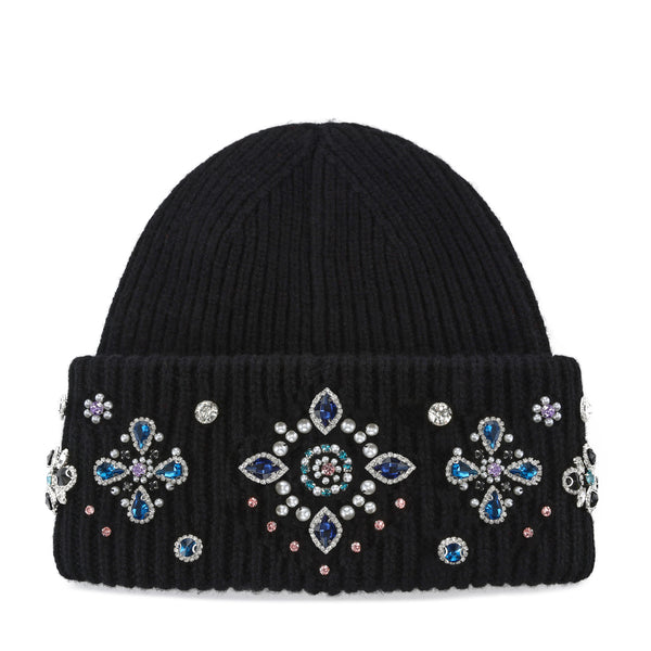 Hand-Embellished II Crystal Beanie