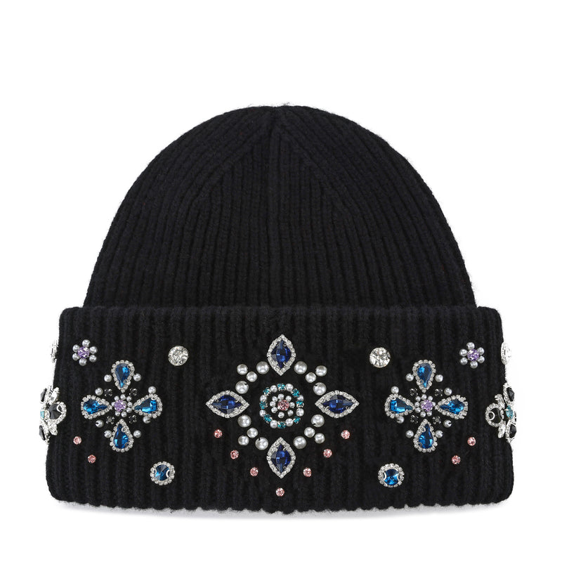 Hand-Embellished II Crystal Beanie