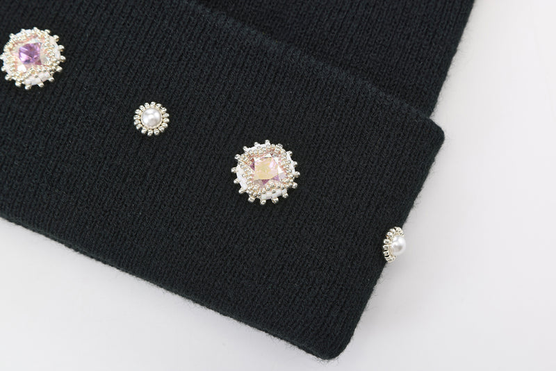 Beaded Cuff Beanie