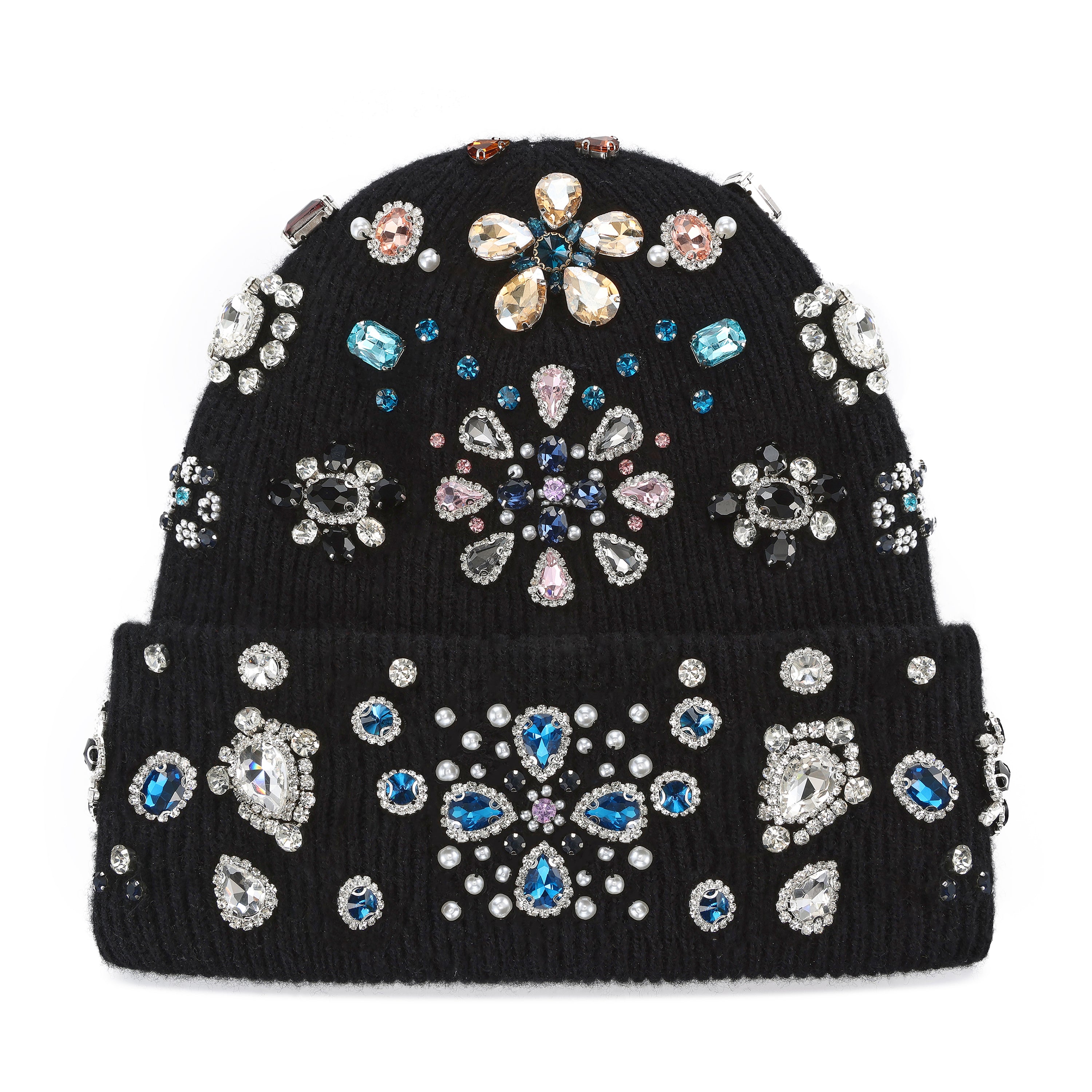 Hand-Embellished I Crystal Beanie Secondary image