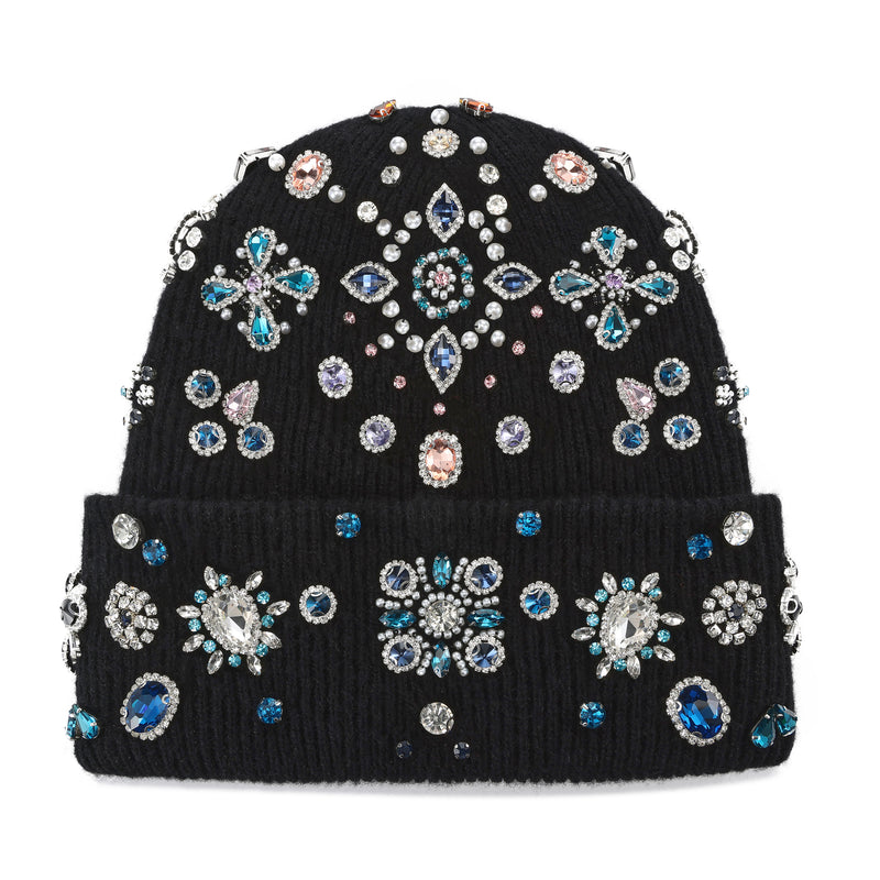 Hand-Embellished I Crystal Beanie