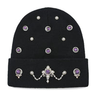 "ROYAL PURPLE" Ornate Beanie