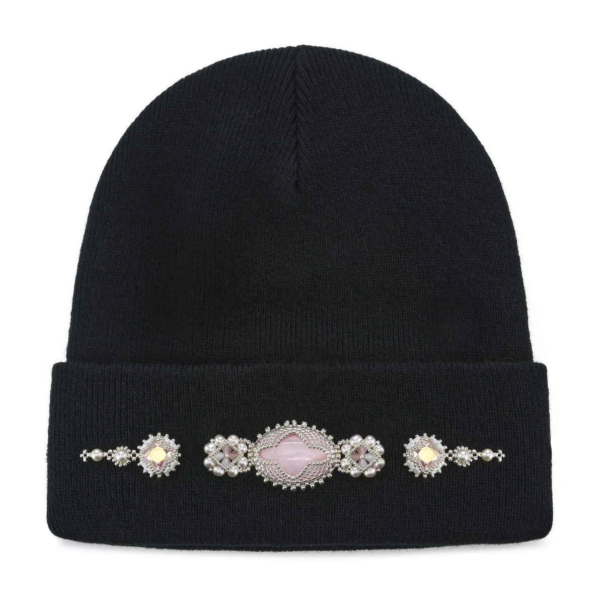 Beaded Cuff Beanie
